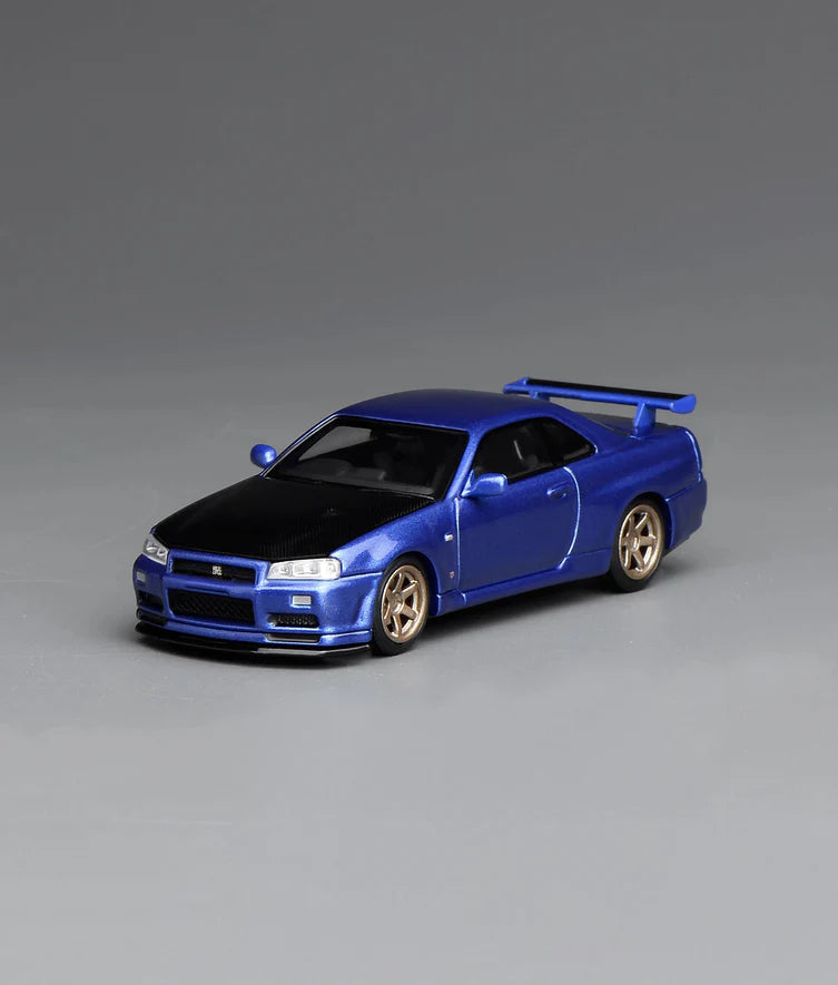 Motorhelix MH 1:64 Nissan Skyline GT-R Fifth Generation Mk5 R34 Nismo Z-Tune / V-SPEC-II Edition (Copy)