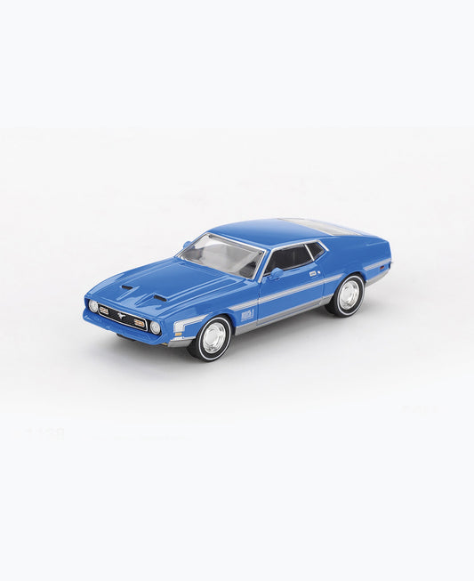 MINIGT - 1/64 FORD MUSTANG MACH 1 GRABBER BLUE