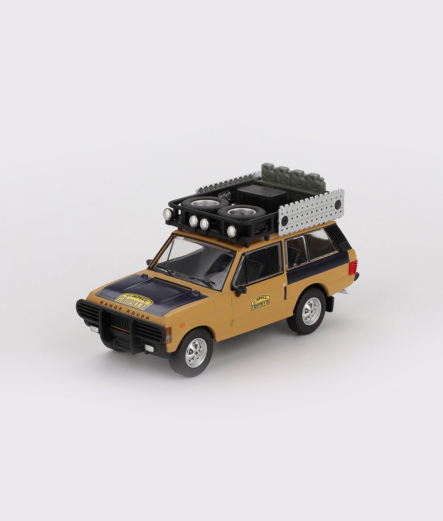 MINIGT - 1/64 RANGE ROVER 1981 CAMEL TROPHY SUMATRA C.SWOBODA & K.MENTEL WINNER