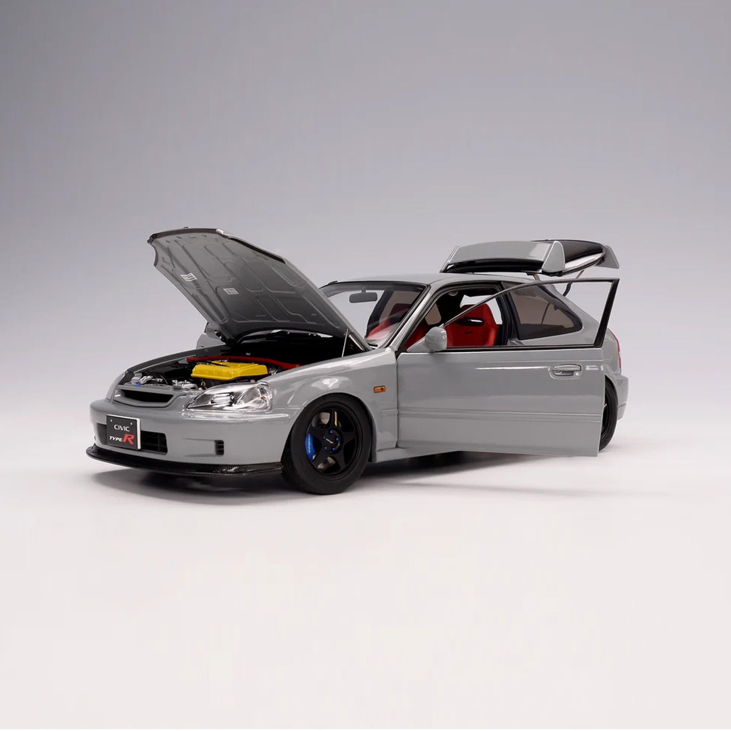 1:18 HONDA CIVIC TYPE R (EK9) – NARDO GREY – MOTORHELIX - PRE ORDER