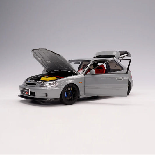 1:18 HONDA CIVIC TYPE R (EK9) – NARDO GREY – MOTORHELIX - PRE ORDER