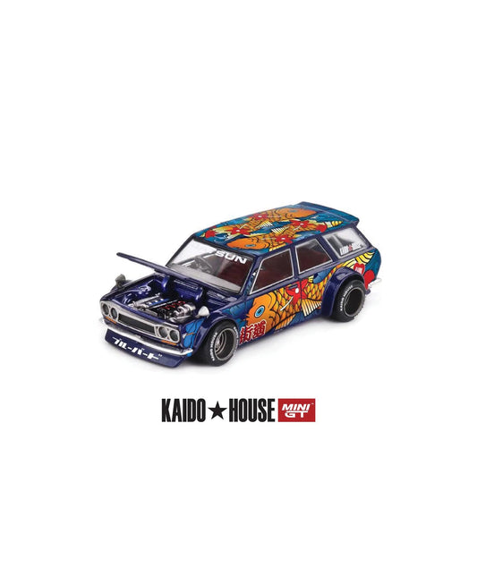 KAIDOHOUSE X MINI GT DATSUN KAIDO 510 WAGON KOI WAGON V1