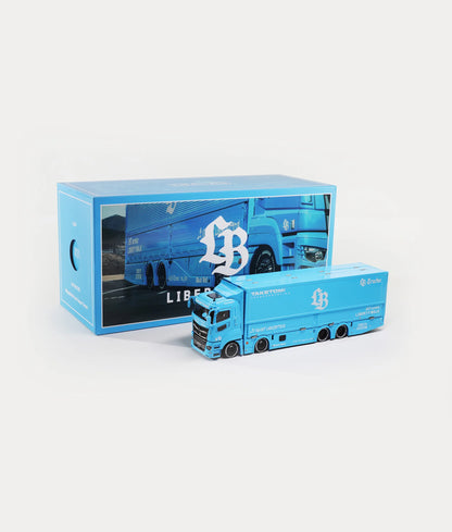 GCD 1:64 LB-TRUCKS Mitsubishi Fuso Super Great BBblue